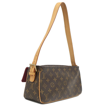 ルイヴィトン LOUIS VUITTON ヴィバシテ MM M51164 モノグラム モノグラムキャンバス ショルダーバッグ ゴールド金具 茶 肩掛け