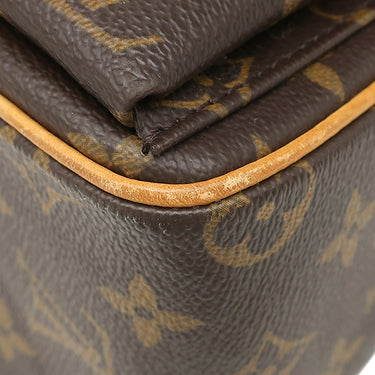 ルイヴィトン LOUIS VUITTON ヴィバシテ MM M51164 モノグラム モノグラムキャンバス ショルダーバッグ ゴールド金具 茶 肩掛け