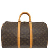 ルイヴィトン LOUIS VUITTON キーポル 45 M41428 モノグラム モノグラムキャンバス ボストンバッグ ゴールド金具 茶 鍵・パドロックエ欠品 イニシャル入り