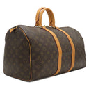 ルイヴィトン LOUIS VUITTON キーポル 45 M41428 モノグラム モノグラムキャンバス ボストンバッグ ゴールド金具 茶 鍵・パドロックエ欠品 イニシャル入り