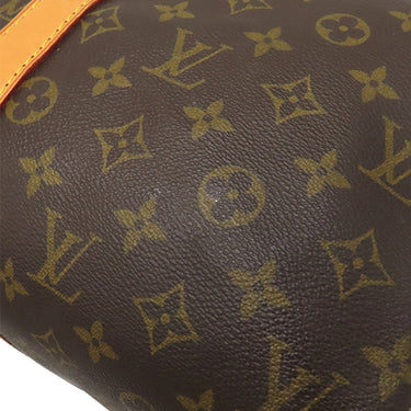 ルイヴィトン LOUIS VUITTON キーポル 45 M41428 モノグラム モノグラムキャンバス ボストンバッグ ゴールド金具 茶 鍵・パドロックエ欠品 イニシャル入り