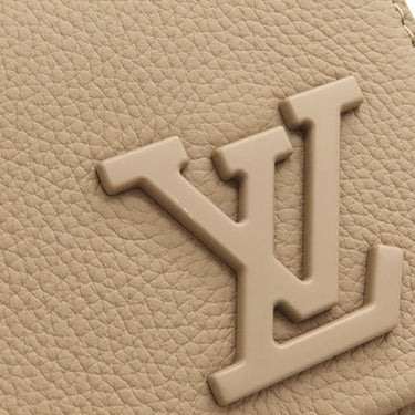 ルイヴィトン LOUIS VUITTON ファストライン メッセンジャー M23710 ベージュ レザー ショルダーバッグ シルバー金具 LVアエログラム