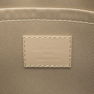 ルイヴィトン LOUIS VUITTON ファストライン メッセンジャー M23710 ベージュ レザー ショルダーバッグ シルバー金具 LVアエログラム