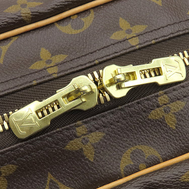 ルイヴィトン LOUIS VUITTON キャリーオール M40074 モノグラム モノグラムキャンバス ボストンバッグ ゴールド金具 茶 イニシャル入り