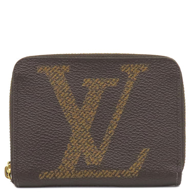 ルイヴィトン LOUIS VUITTON ジッピー コインパース M69354 モノグラム モノグラムジャイアントキャンバス コインケース ゴールド金具 茶 小銭入れ カード入れ