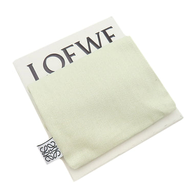 ロエベ LOEWE スクエア コイン カードホルダー C821Z94X02 ライトゴースト ぺプルグレインカーフ カードケース シルバー金具 アナグラム