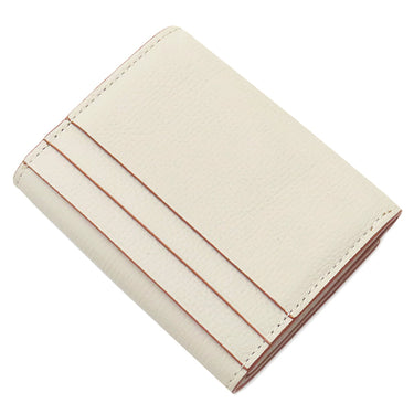 ロエベ LOEWE スクエア コイン カードホルダー C821Z94X02 ライトゴースト ぺプルグレインカーフ カードケース シルバー金具 アナグラム