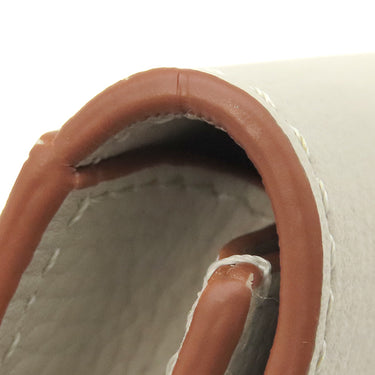 ロエベ LOEWE スクエア コイン カードホルダー C821Z94X02 ライトゴースト ぺプルグレインカーフ カードケース シルバー金具 アナグラム