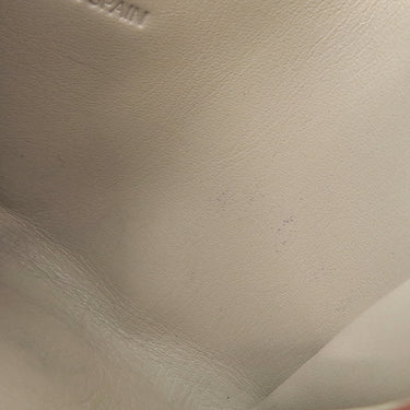 ロエベ LOEWE スクエア コイン カードホルダー C821Z94X02 ライトゴースト ぺプルグレインカーフ カードケース シルバー金具 アナグラム