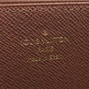 ルイヴィトン LOUIS VUITTON ジッピーウォレット M42616 ブラウン モノグラムキャンバス 長財布 ゴールド金具 茶 ラウンドファスナー
