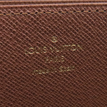 ルイヴィトン LOUIS VUITTON ジッピーウォレット M42616 ブラウン モノグラムキャンバス 長財布 ゴールド金具 茶 ラウンドファスナー
