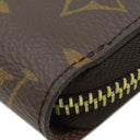 ルイヴィトン LOUIS VUITTON ジッピーウォレット M42616 ブラウン モノグラムキャンバス 長財布 ゴールド金具 茶 ラウンドファスナー