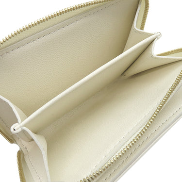 ルイヴィトン LOUIS VUITTON ポルトフォイユ ルー M11909 ホワイト レザー 二つ折り財布 ゴールド金具 コンパクト ウォレット