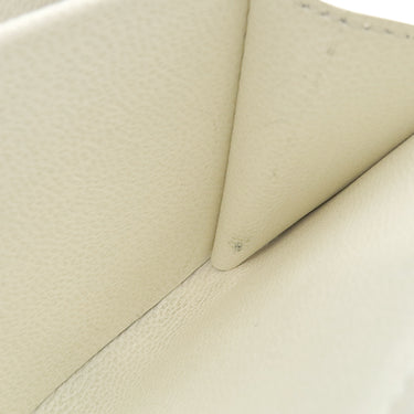 ルイヴィトン LOUIS VUITTON ポルトフォイユ ルー M11909 ホワイト レザー 二つ折り財布 ゴールド金具 コンパクト ウォレット