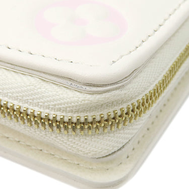 ルイヴィトン LOUIS VUITTON ポルトフォイユ ルー M11909 ホワイト レザー 二つ折り財布 ゴールド金具 コンパクト ウォレット