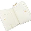 ルイヴィトン LOUIS VUITTON ポルトフォイユ ルー M11909 ホワイト レザー 二つ折り財布 ゴールド金具 コンパクト ウォレット