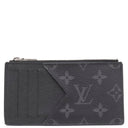 ルイヴィトン LOUIS VUITTON コインカード ホルダー M30271 ノワール タイガ モノグラムエクリプス コインケース シルバー金具 黒 タイガラマ フラグメントケース