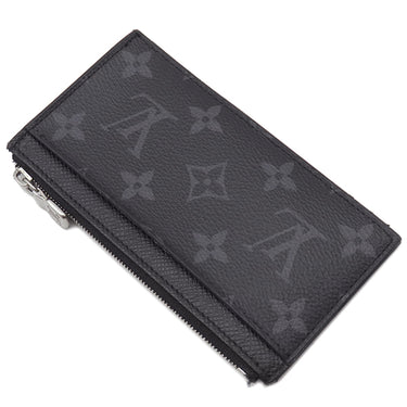 ルイヴィトン LOUIS VUITTON コインカード ホルダー M30271 ノワール タイガ モノグラムエクリプス コインケース シルバー金具 黒 タイガラマ フラグメントケース