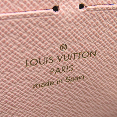 ルイヴィトン LOUIS VUITTON ポルトフォイユ クレマンス M61298 ローズバレリーヌ モノグラムキャンバス 長財布 ゴールド金具 茶 ラウンドファスナー