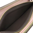 ルイヴィトン LOUIS VUITTON ポルトフォイユ クレマンス M61298 ローズバレリーヌ モノグラムキャンバス 長財布 ゴールド金具 茶 ラウンドファスナー