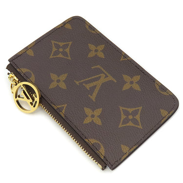 ルイヴィトン LOUIS VUITTON ポルト カルト ロミー M83602 オランプブルー モノグラムキャンバス カードケース ゴールド金具 青 茶 フラグメントケース