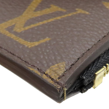 ルイヴィトン LOUIS VUITTON ポルト カルト レクト ヴェルソ M81303 モノグラムリバース モノグラムキャンバス モノグラムリバースキャンバス カードケース ゴールド金具 フラグメントケース コインケース