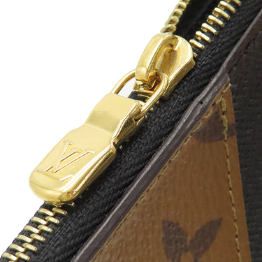 ルイヴィトン LOUIS VUITTON ポルト カルト レクト ヴェルソ M81303 モノグラムリバース モノグラムキャンバス モノグラムリバースキャンバス カードケース ゴールド金具 フラグメントケース コインケース
