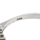 ノンブランド NON BRAND ホワイト×プラチナシルバー Pt900 パール ダイヤモンド リング 指輪 プラチナム 1P 1粒 パール 真珠 あこや アコヤ ダイヤ 20号