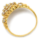 ノンブランド NON BRAND ダイヤリング イエローゴールド K18YG ダイヤモンド リング 指輪 12号