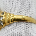 ノンブランド NON BRAND ダイヤリング イエローゴールド K18YG ダイヤモンド リング 指輪 12号