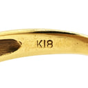 ノンブランド NON BRAND ダイヤリング イエローゴールド K18YG ダイヤモンド リング 指輪 12号