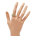 ノンブランド NON BRAND ダイヤリング イエローゴールド K18YG ダイヤモンド リング 指輪 12号