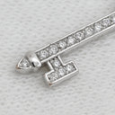 ティファニー Tiffany & Co ビクトリアキー ホワイトゴールド K18WG ダイヤモンド ペンダントトップ T＆Co. Au750 18K 18金 鍵モチーフ パヴェ ダイヤモンド