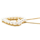 TASAKI TASAKI デインジャー ハート パールホワイト×イエローゴールド K18YG パール ネックレス danger heart 750YG
