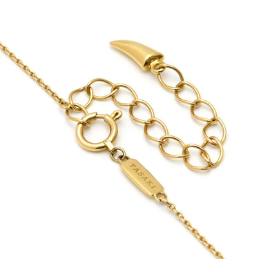 TASAKI TASAKI デインジャー ハート パールホワイト×イエローゴールド K18YG パール ネックレス danger heart 750YG