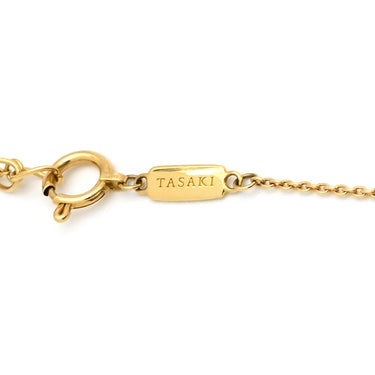 TASAKI TASAKI デインジャー ハート パールホワイト×イエローゴールド K18YG パール ネックレス danger heart 750YG