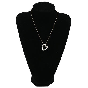 TASAKI TASAKI デインジャー ハート パールホワイト×イエローゴールド K18YG パール ネックレス danger heart 750YG