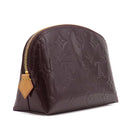 ルイヴィトン LOUIS VUITTON ポシェット コスメティック M91495 アマラント モノグラムヴェルニ ポーチ ゴールド金具 紫