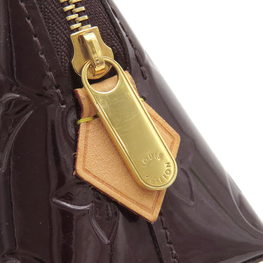 ルイヴィトン LOUIS VUITTON ポシェット コスメティック M91495 アマラント モノグラムヴェルニ ポーチ ゴールド金具 紫