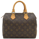 ルイヴィトン LOUIS VUITTON スピーディ 25 M41528 モノグラム モノグラムキャンバス ハンドバッグ ゴールド金具 茶 ボストン 鍵・パドロック欠品