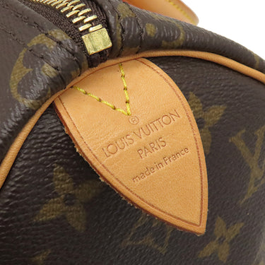 ルイヴィトン LOUIS VUITTON スピーディ 25 M41528 モノグラム モノグラムキャンバス ハンドバッグ ゴールド金具 茶 ボストン 鍵・パドロック欠品