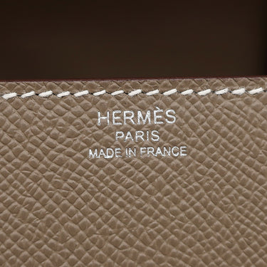 エルメス HERMES デッラ カヴァッレリア ミニ エトゥープ ヴォーエプソン ショルダーバッグ シルバー金具 グレージュ