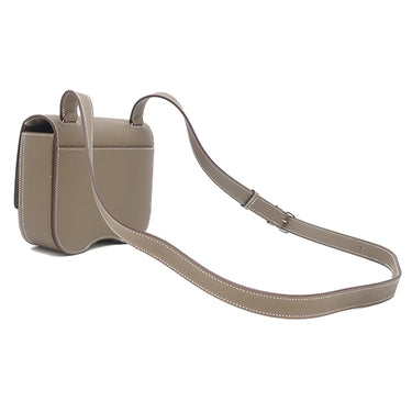 エルメス HERMES デッラ カヴァッレリア ミニ エトゥープ ヴォーエプソン ショルダーバッグ シルバー金具 グレージュ