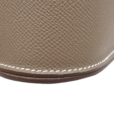 エルメス HERMES デッラ カヴァッレリア ミニ エトゥープ ヴォーエプソン ショルダーバッグ シルバー金具 グレージュ