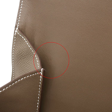 エルメス HERMES デッラ カヴァッレリア ミニ エトゥープ ヴォーエプソン ショルダーバッグ シルバー金具 グレージュ