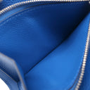 エルメス HERMES コンスタンス コンパクト ブルーゼリージュ エバーカラー 二つ折り財布 シルバー金具 新品 未使用 青 ウォレット