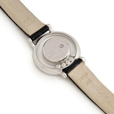 腕時計 ショパール CHOPARD ハッピーダイヤモンド 20/6061S クオーツ レディース K18WG無垢 ムービング 5P 5石 5粒 純正ダイヤ