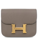 エルメス HERMES コンスタンス スリム ウォレット エタン ヴォーエプソン 二つ折り財布 ゴールド金具 新品 未使用