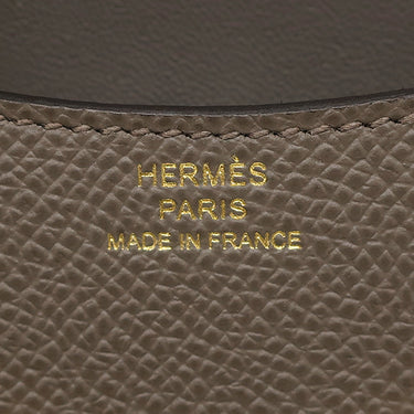 エルメス HERMES コンスタンス スリム ウォレット エタン ヴォーエプソン 二つ折り財布 ゴールド金具 新品 未使用