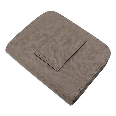 エルメス HERMES コンスタンス スリム ウォレット エタン ヴォーエプソン 二つ折り財布 ゴールド金具 新品 未使用